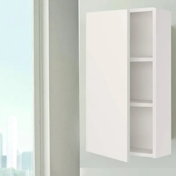 подвеснои шкаф для ваннои комнаты Ikea Enhet МДФ / Белый photo 2