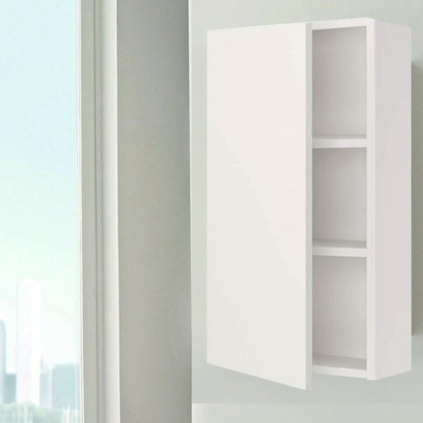 подвеснои шкаф для ваннои комнаты Ikea Enhet МДФ / Белый photo 2