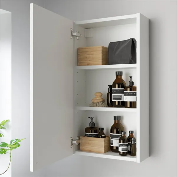 подвеснои шкаф для ваннои комнаты Ikea Enhet МДФ / Белый photo 3