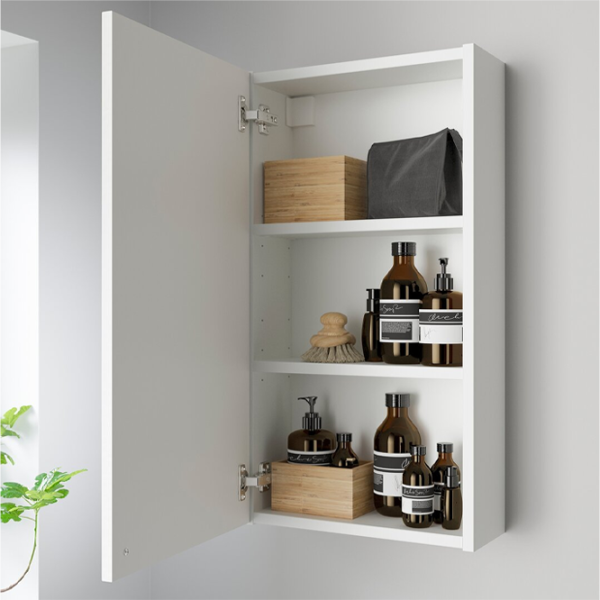 подвеснои шкаф для ваннои комнаты Ikea Enhet МДФ / Белый photo 3