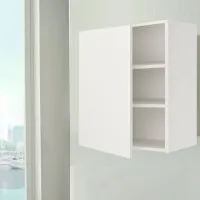 Dulap suspendat pentru baie Ikea Enhet MDF / White photo 3