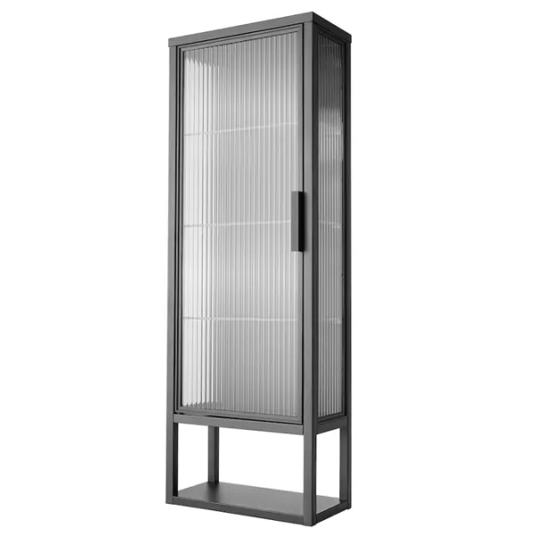 подвеснои шкаф для ваннои комнаты Ikea Mossjon  Сталь / Antracite photo 1