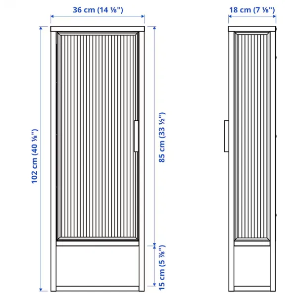 подвеснои шкаф для ваннои комнаты Ikea Mossjon  Сталь / Antracite photo 2