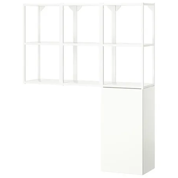 подвеснои шкаф для ваннои комнаты Ikea Enhet Сталь / Белый photo 1
