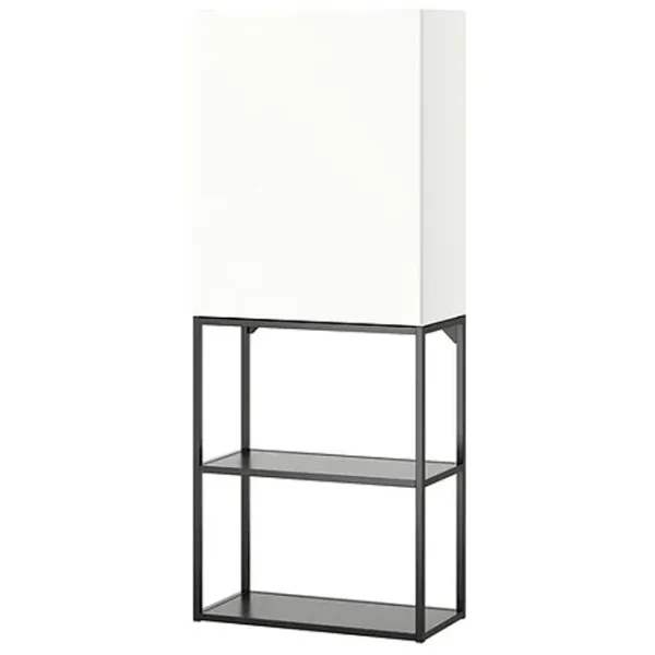 подвеснои шкаф для ваннои комнаты Ikea Enhet Сталь / Белый photo 1