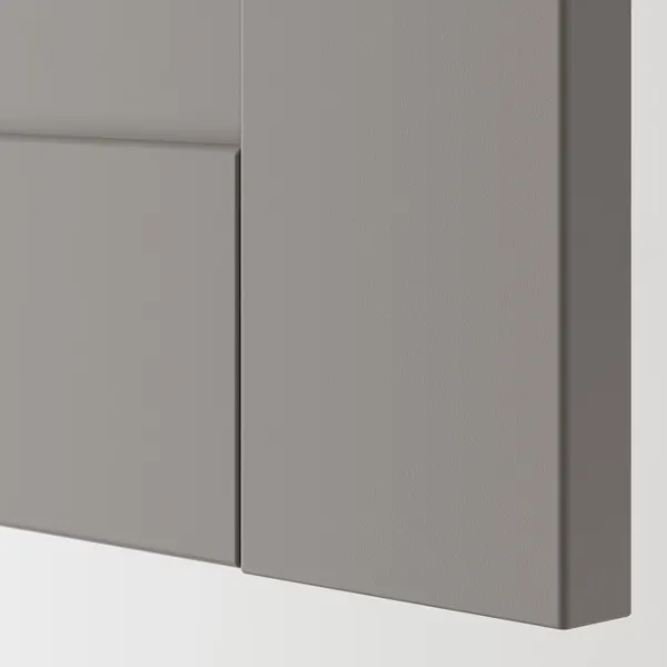 подвеснои шкаф для ваннои комнаты Ikea Enhet Сталь / Grey photo 2