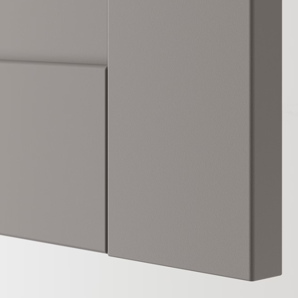 подвеснои шкаф для ваннои комнаты Ikea Enhet Сталь / Grey photo 2