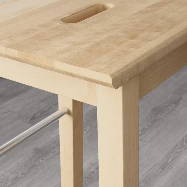 Scaun de bar Ikea Nilsolle  Lemn / Lemn / Lemn natural photo 7