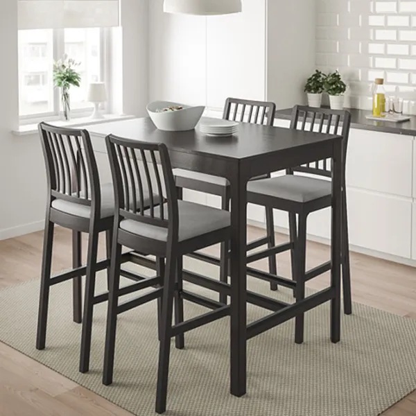 Барный стул Ikea Ekedalen Ткань / МДФ / Grey photo 3 Барный стул Ikea Ekedalen Ткань / МДФ / Grey photo 3