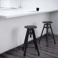 Барный стул Ikea Dalfred Пластик / Металл/пластик / Черный photo 2