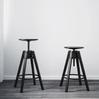 Барный стул Ikea Dalfred Пластик / Металл/пластик / Черный photo 4
