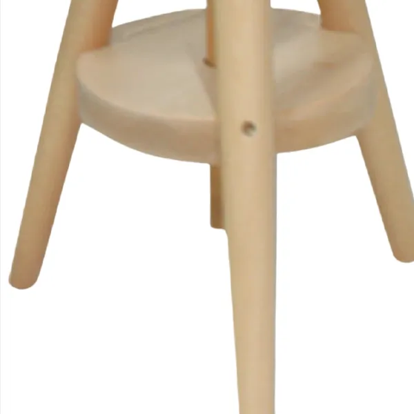 Scaun de bar Drewmax KT243  Lemn / Lemn / Lemn natural photo 2