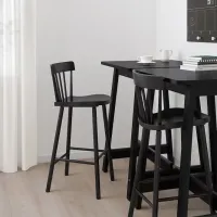 Scaun de bar Ikea Norraryd Furnir / Furnir / Black photo 3