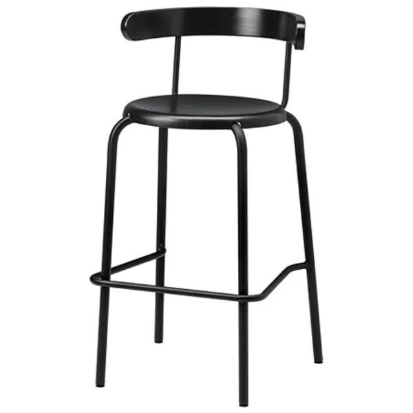 Scaun de bar Ikea Yngvar Furnir / Oțel / Black photo 1