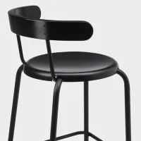 Scaun de bar Ikea Yngvar Furnir / Oțel / Black photo 6