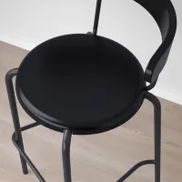 Scaun de bar Ikea Yngvar Furnir / Oțel / Black photo 8
