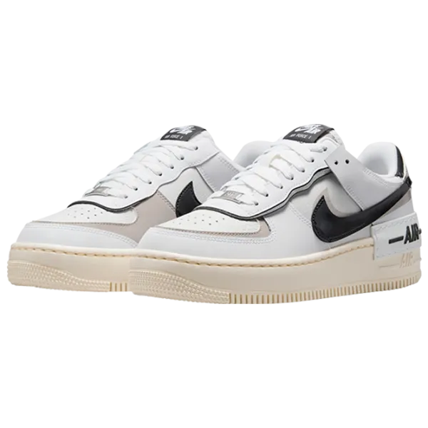 Ghete pentru femei Nike W Air Force Shadow Demisezon / White photo 1