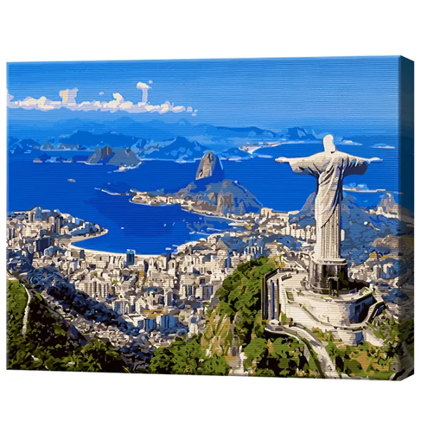 Pictură pe numere Art Gallery Rio însorit GX8320 50 x 40 cm / Orizontală photo 2 Pictură pe numere Art Gallery Rio însorit GX8320 50 x 40 cm / Orizontală photo 2