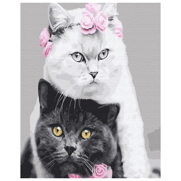 Картина по номерам Art Gallery Пушистая пара GX26128 50 x 40 см / Вертикальная photo 1