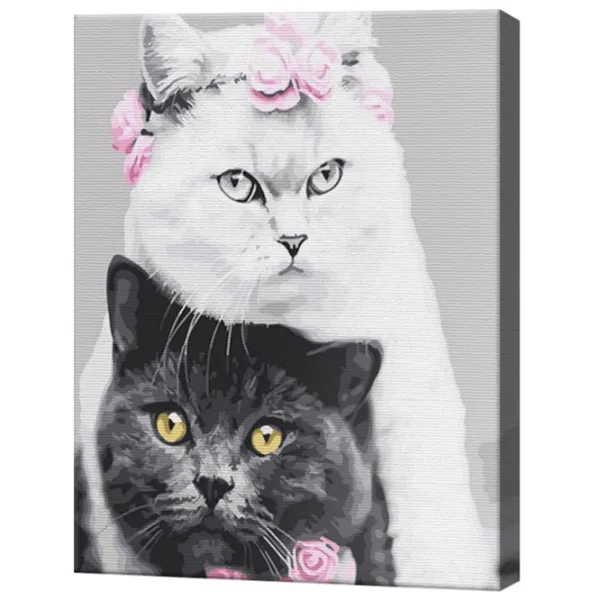 Картина по номерам Art Gallery Пушистая пара GX26128 50 x 40 см / Вертикальная photo 2