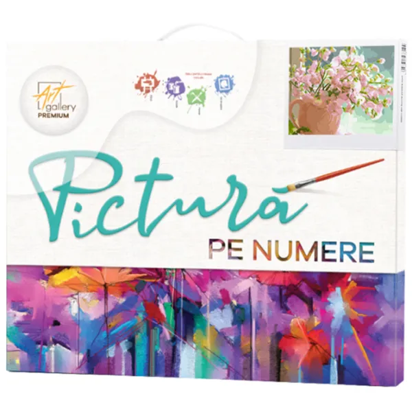 Pictură pe numere Art Gallery Buchețel gingaș în cană GX37886 50 x 40 cm / Orizontală photo 2