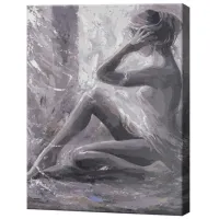Картина по номерам Art Gallery Силуэт в серых тонах GX8456 50 x 40 см / Вертикальная photo 2