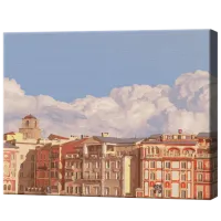 Картина по номерам Art Gallery Облака над городом GX46153 50 x 40 см / Горизонтальная