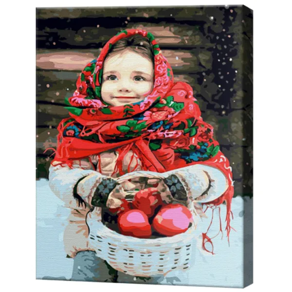 Pictură pe numere Art Gallery Iarna la bunica GX35659 50 x 40 cm / Verticală photo 2