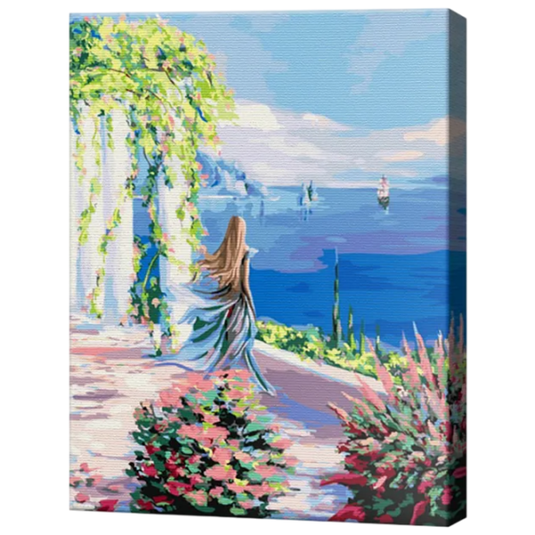 Картина по номерам Art Gallery Девушка любуется видом GX38643 50 x 40 см / Вертикальная photo 1 Картина по номерам Art Gallery Девушка любуется видом GX38643 50 x 40 см / Вертикальная photo 1