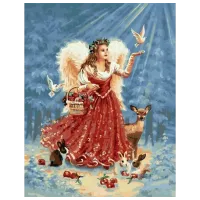 Картина по номерам Art Gallery Ангел леса GX21470 50 x 40 см / Вертикальная