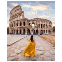 Картина по номерам Art Gallery Путешественница в Риме GX44532 50 x 40 см / Вертикальная