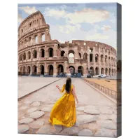 Картина по номерам Art Gallery Путешественница в Риме GX44532 50 x 40 см / Вертикальная photo 2