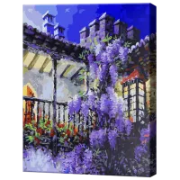 Картина по номерам Art Gallery Вистерия GX39787 50 x 40 см / Вертикальная