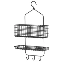 Raft pentru baie Ikea Blecksjon Oțel inoxidabil / Black