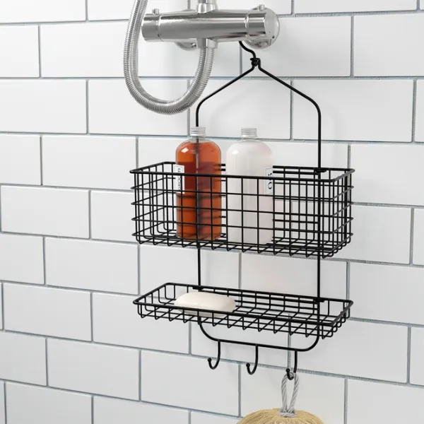 Полка для ванной Ikea Blecksjon Нержавеющая сталь / Черный photo 2