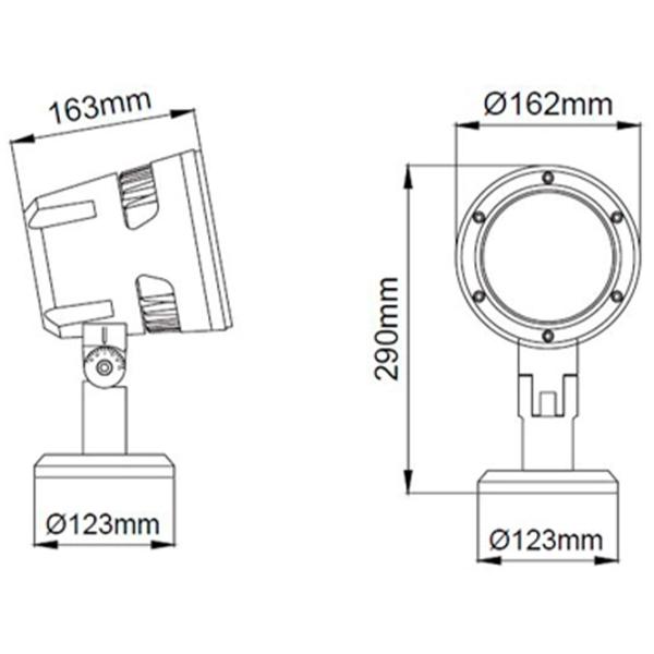 Proiector LED Rightlight Lm4250 White / 4250lm photo 7