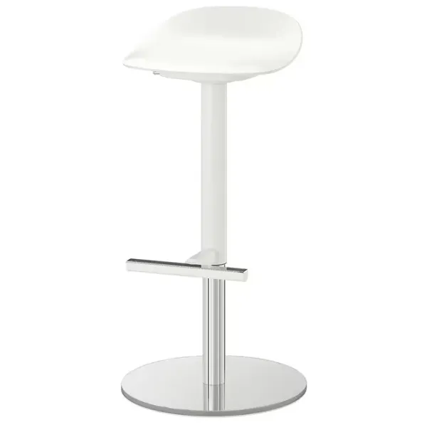 Scaun de bar Ikea Janinge Plastic / Metal / White photo 1
