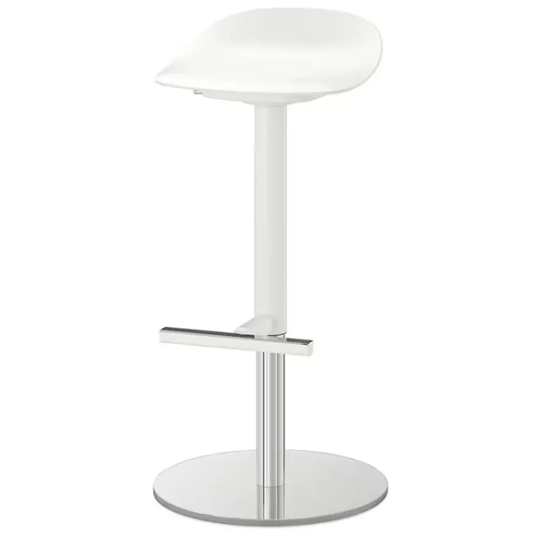 Scaun de bar Ikea Janinge Plastic / Metal / White photo 1