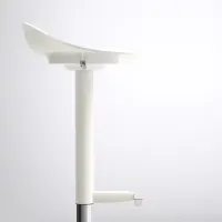 Барный стул Ikea Janinge Пластик / Металл / Белый photo 2
