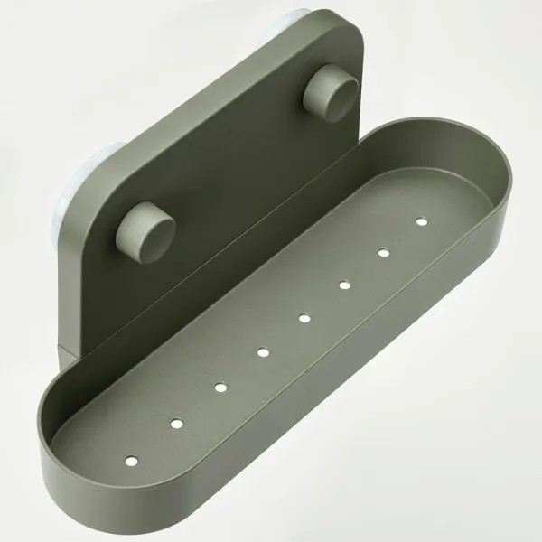 Raft pentru baie Ikea Obonas Plastic / Sage Green photo 2