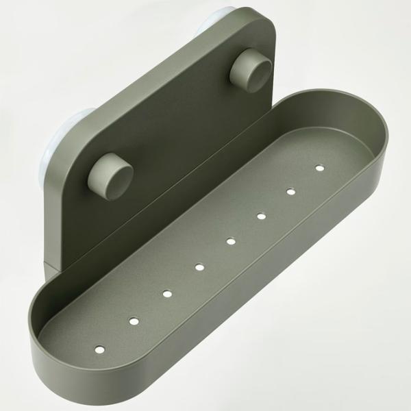 Raft pentru baie Ikea Obonas Plastic / Sage Green photo 2