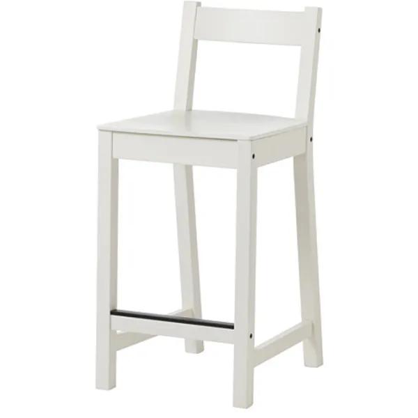 Scaun de bar Ikea Nordviken Furnir / Furnir / White photo 1