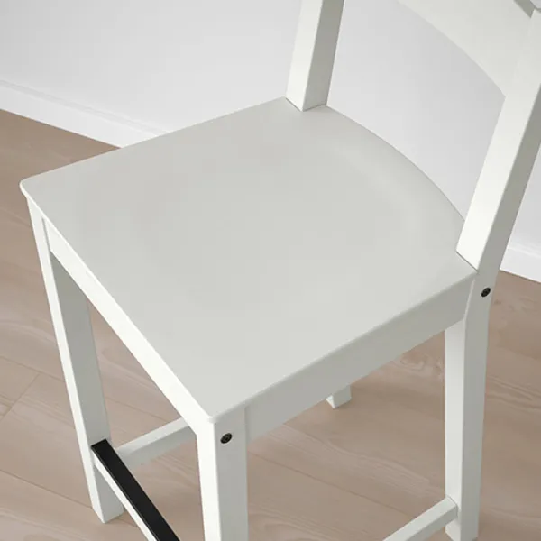 Scaun de bar Ikea Nordviken Furnir / Furnir / White photo 2