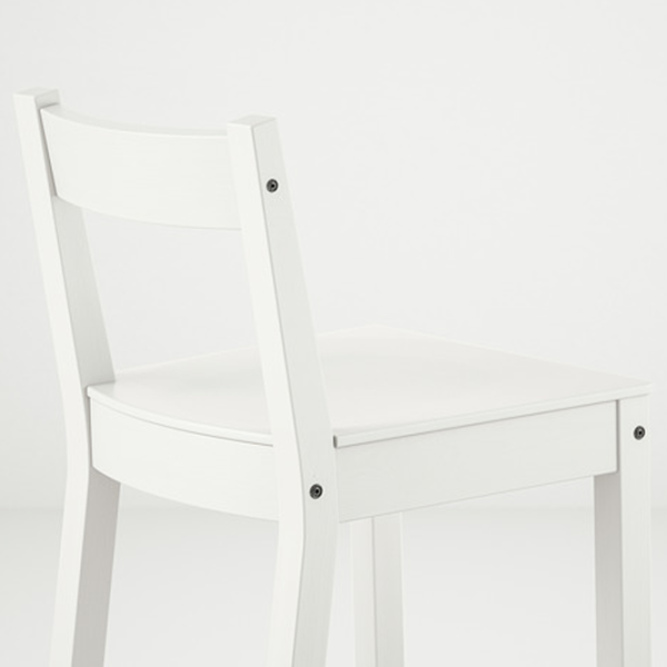 Scaun de bar Ikea Nordviken Furnir / Furnir / White photo 4