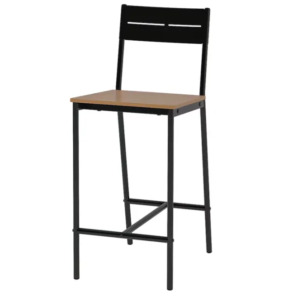 Барный стул Ikea Sandsberg Фанера / Сталь / Коричневый photo 1