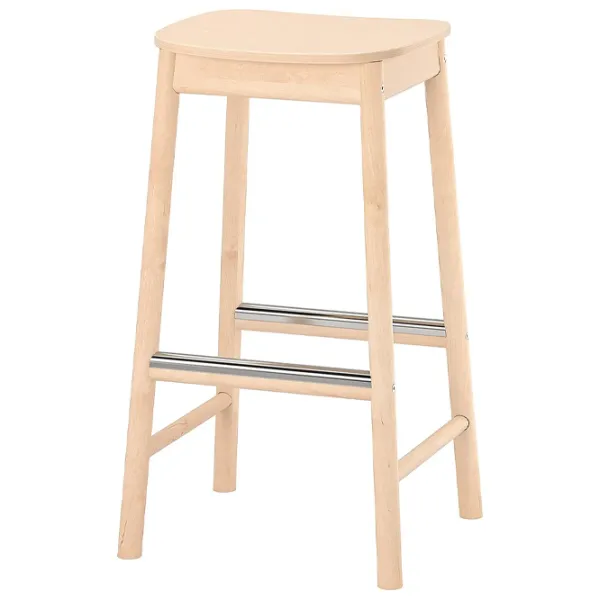 Scaun de bar Ikea Ronninge Lemn / Lemn / Lemn natural photo 1