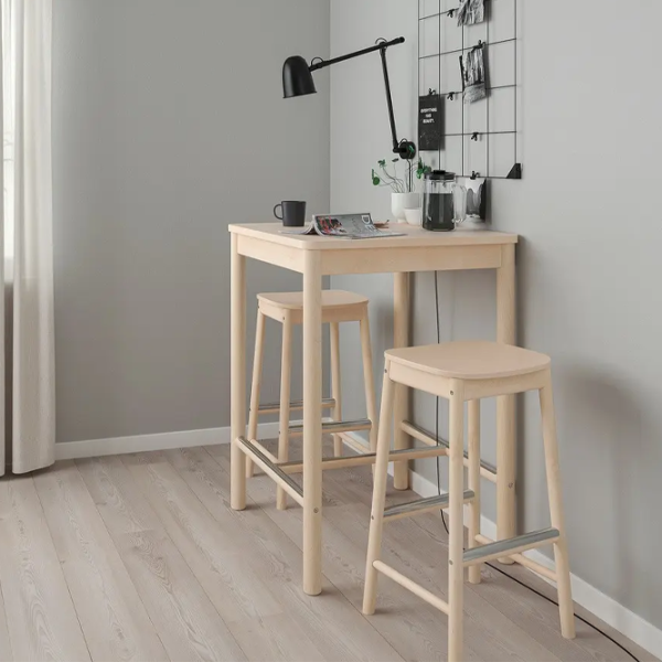 Scaun de bar Ikea Ronninge Lemn / Lemn / Lemn natural photo 2