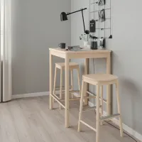 Scaun de bar Ikea Ronninge Lemn / Lemn / Lemn natural photo 2