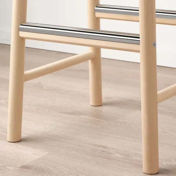 Scaun de bar Ikea Ronninge Lemn / Lemn / Lemn natural photo 8