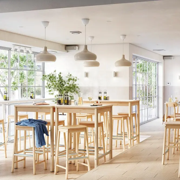 Scaun de bar Ikea Ronninge Lemn / Lemn / Lemn natural photo 16